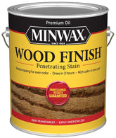 Minwax Wood Finish 710780000 Wood Stain, Early American, Liquid, 1 gal, Can